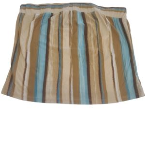 Y2k Rampage Women's Strapless Striped Top Size Large